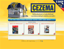 Tablet Screenshot of cezema.sk